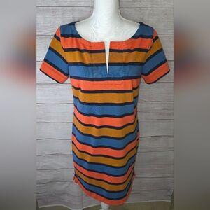 L.L. Bean Striped Knit T-shirt Dress Size Medium